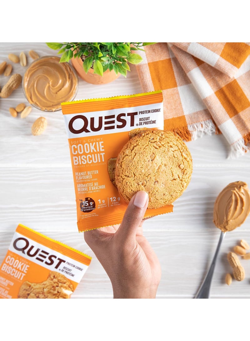Quest Protein Cookie Peanut Butter Flavor 58g Pack of 12 - Image 3