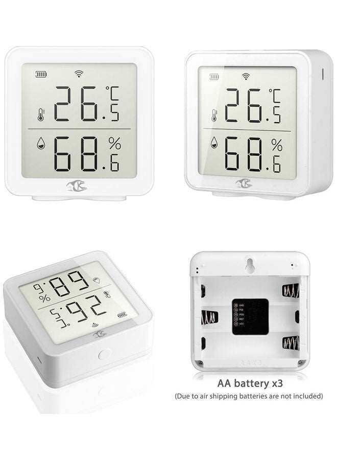NIBEMINENT Tuya Wireless Temperature And Humidity Detector White - Image 2