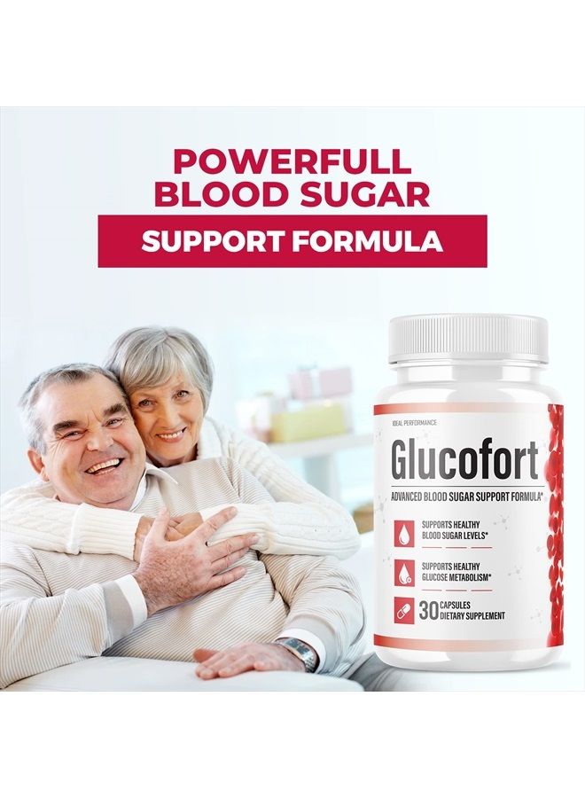 IDEAL PERFORMANCE (رسميًا) تركيبة دعم المكملات الغذائية جلوكوفورت (عبوة من 3 قطع) - Image 5