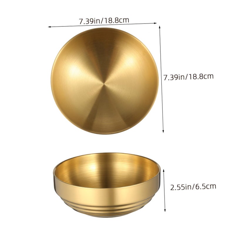 Decorative Decorative Bowl 7.4 Inch Metal Candy Dish Keys Holder Stainless Steel Entryway Table Organizer Jewelry Trinket Storage For Home - Image 3