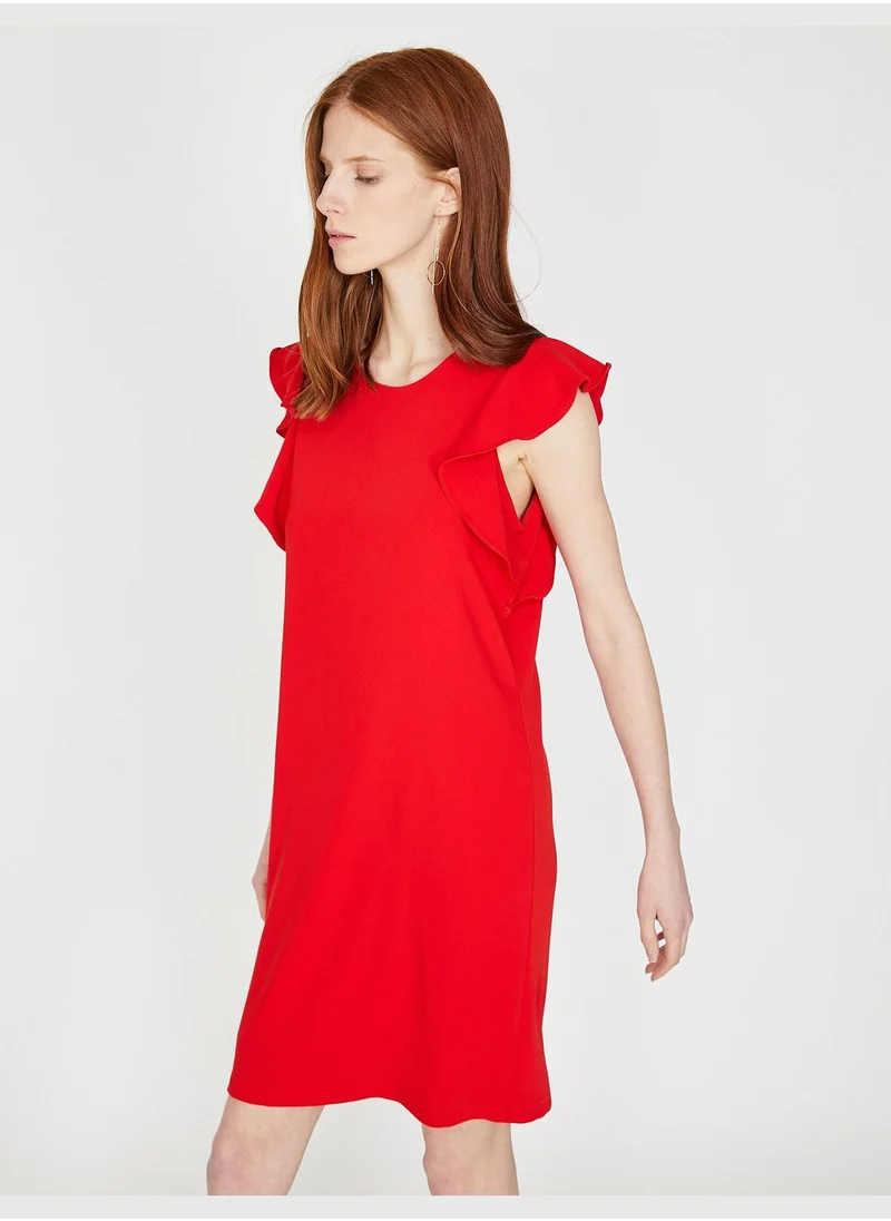 KOTON Frill Detailed Dress