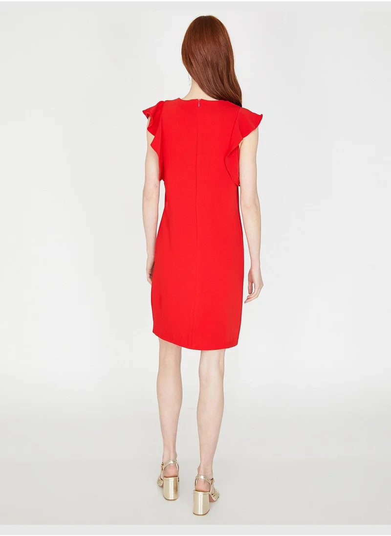 KOTON Frill Detailed Dress
