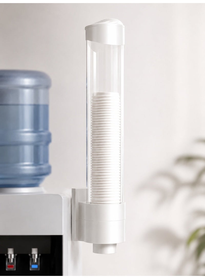 Earss Cups Dispenser – Anti-Dust Waterproof Disposable Cup Holder Rack Box for Home, Office & Public Use - Image 1