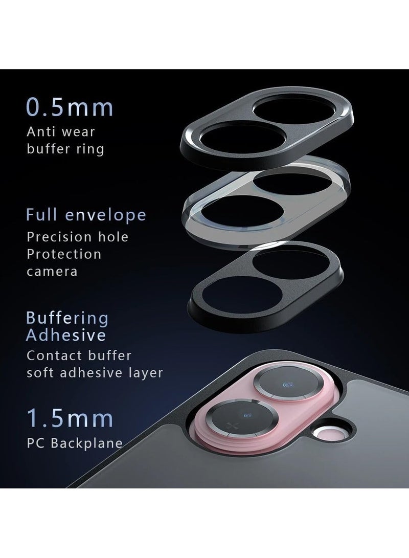 Protective Case Compatible with Vivo V60 Lite Skin-friendly Matte Transparent Case Airbag Protection Anti-Yellowing PC+TPU Shockproof Cover - Image 3