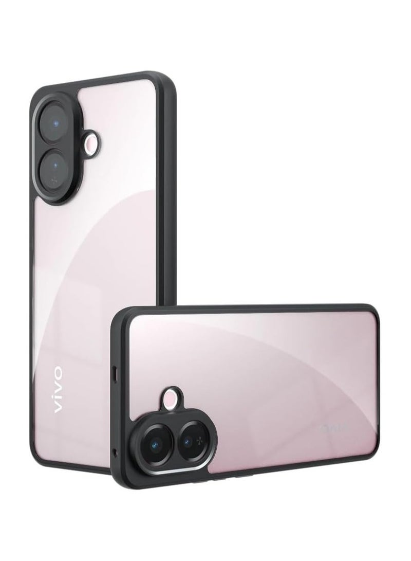 Protective Case Compatible with Vivo V60 Lite Skin-friendly Matte Transparent Case Airbag Protection Anti-Yellowing PC+TPU Shockproof Cover - Image 1