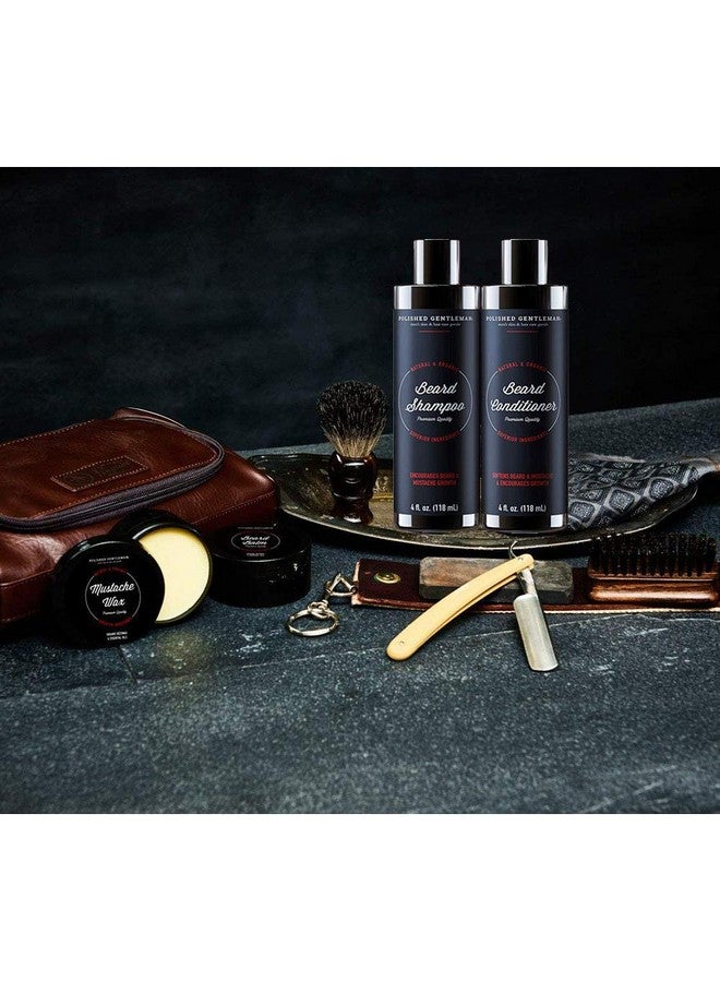 Polished Gentleman Refreshing Beard Shampoo And Face Wash With Peppermint Tea Tree And Argan Oil - For Thicker And Softer Beard (4Oz) - Image 4