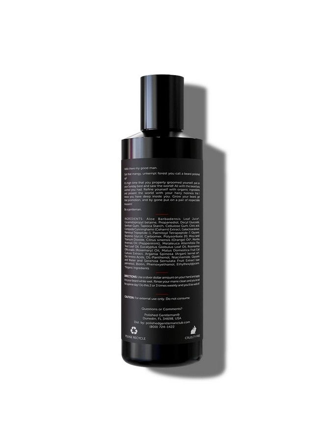 Polished Gentleman Refreshing Beard Shampoo And Face Wash With Peppermint Tea Tree And Argan Oil - For Thicker And Softer Beard (4Oz) - Image 2