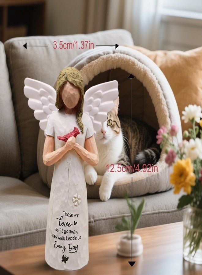 AcowSpt Cardinal Gifts for women, Sympathy Gifts for Loss of Loved One, Cardinal Decor, Grief Gift for Women, Loss of Father Sympathy Gift, In Memory of Loved One Gifts, Sculpted Hand-Painted Figurine - Image 4