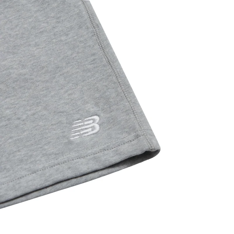 New Balance Athletic Grey Heatherbc05 French Terry Small Logo Short for Men | Best Price UAE