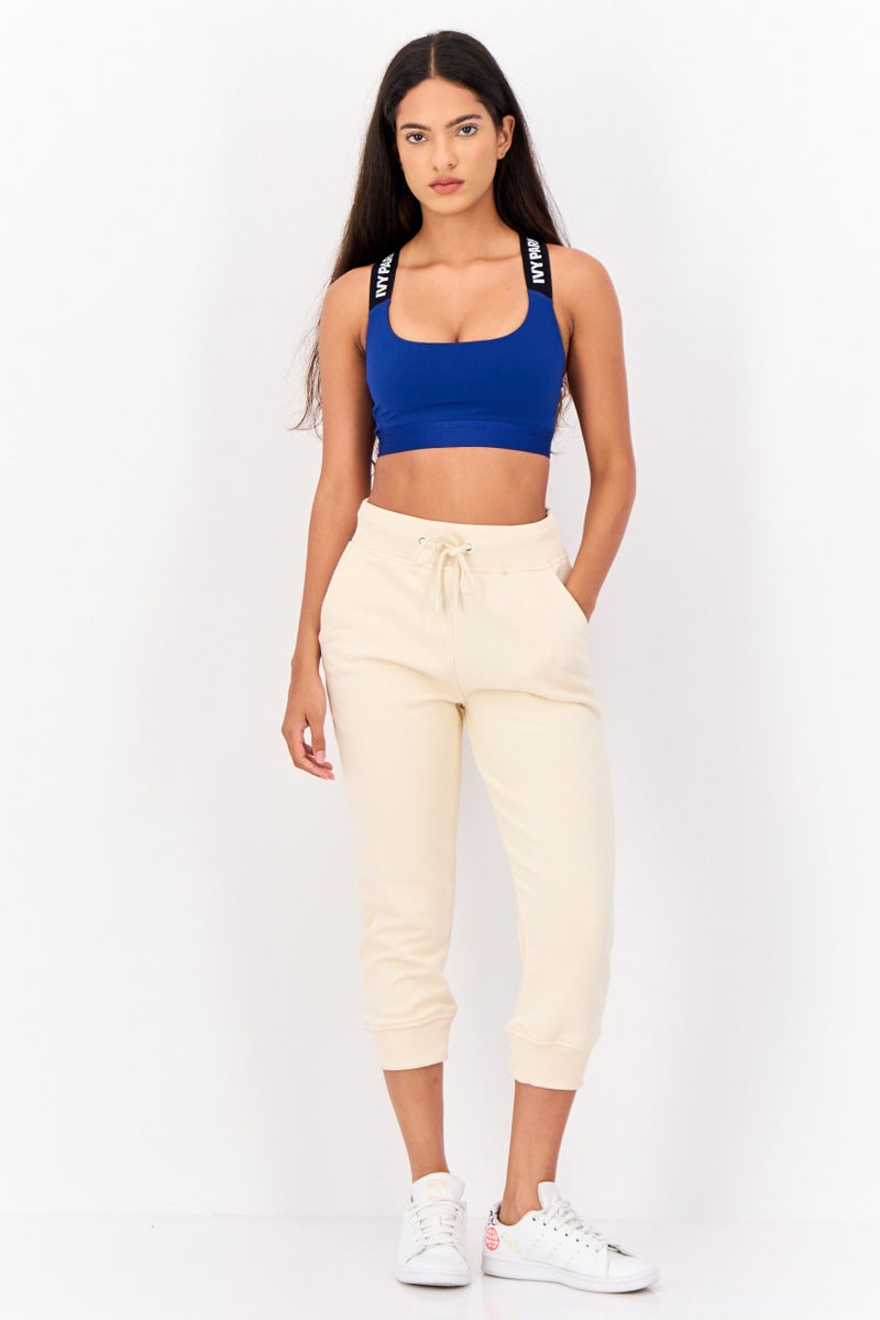 Ivy Park Women Sportswear Fit Outdoor Cropped Sweatpants, Cream  - Image 4