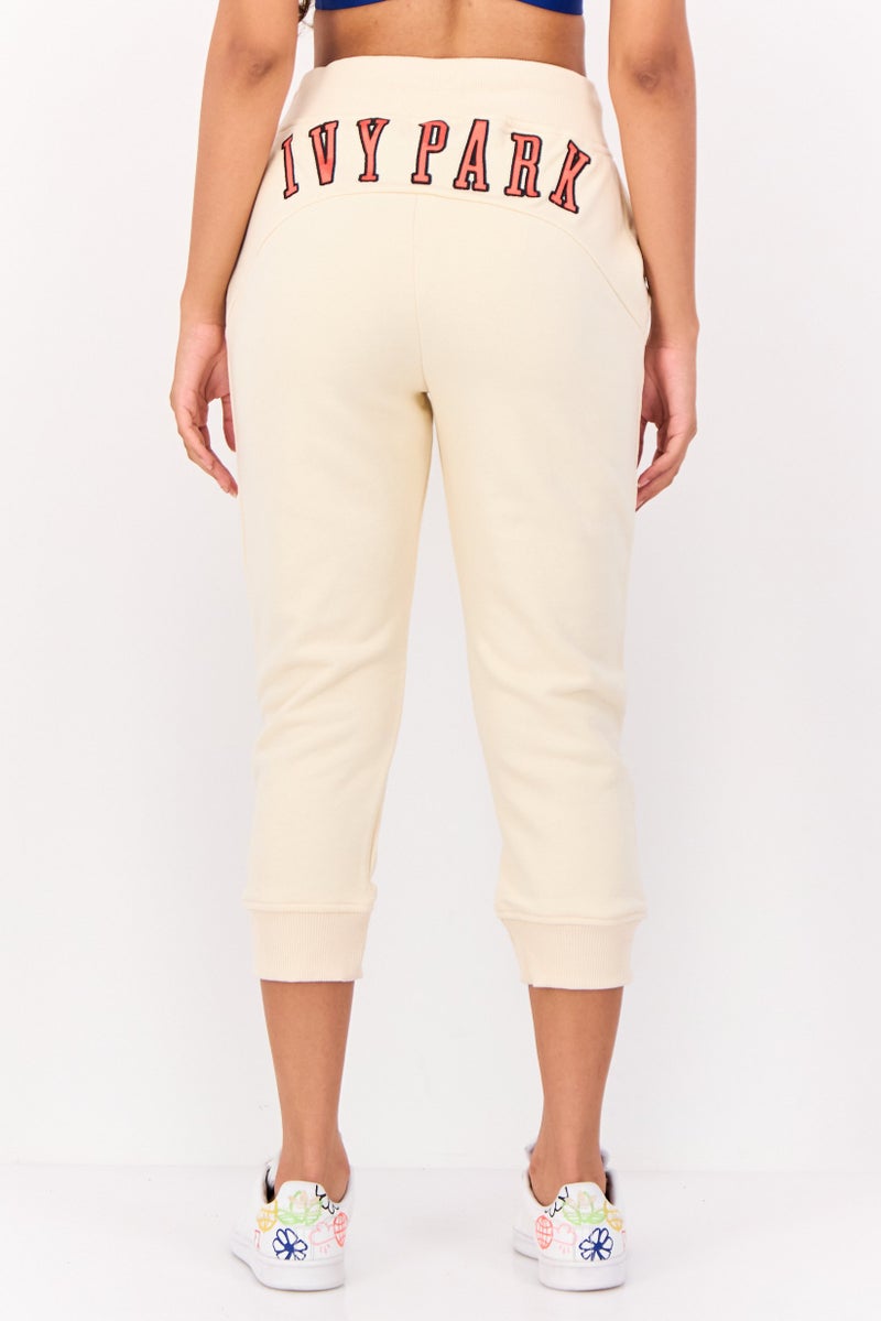 Ivy Park Women Sportswear Fit Outdoor Cropped Sweatpants, Cream  - Image 3