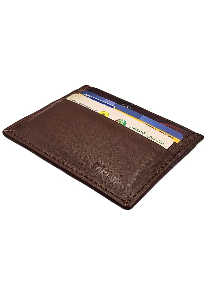Energize Card Holder Genuine Leather Wallet for Men, Premium Leather Material with Versatile Compartment, Ideal for Traveling & Daily Use, Perfect Gift for Any Occasion  - Image 2