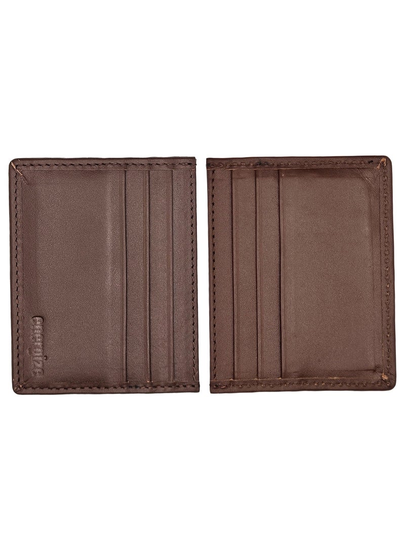 Energize Card Holder Genuine Leather Wallet for Men, Premium Leather Material with Versatile Compartment, Ideal for Traveling & Daily Use, Perfect Gift for Any Occasion  - Image 3