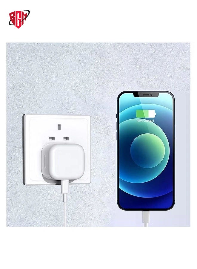 BGM S22 Plus, S22 Ultra, S21 5g, S21 Plus 5g, S21 Ultra 5g, S21 FE 5g, S20 FE Fast PD Charger 20W Type C phone Charger USB C Travel Power Adapter Wall Plug - Image 4