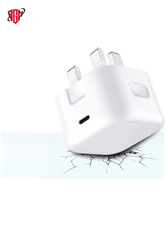 BGM S22 Plus, S22 Ultra, S21 5g, S21 Plus 5g, S21 Ultra 5g, S21 FE 5g, S20 FE Fast PD Charger 20W Type C phone Charger USB C Travel Power Adapter Wall Plug - Image 2