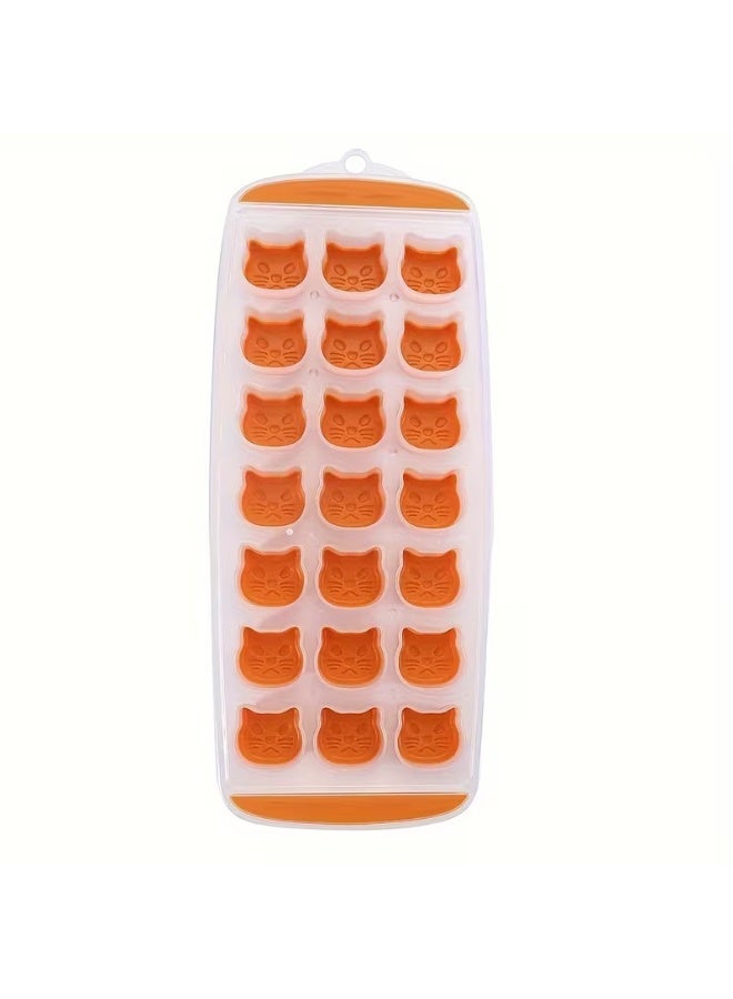 Goolsky 1pc BPA Free Easy Release Ice Cube Tray, Candy, Chocolate Mold, Cat Ice Mold, Dishwasher Safe - Image 5