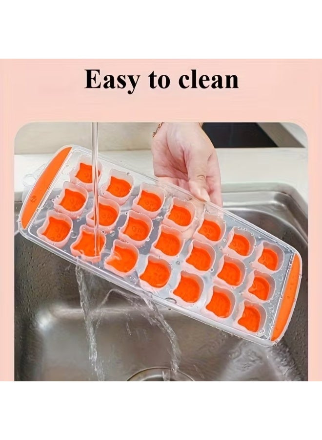 Goolsky 1pc BPA Free Easy Release Ice Cube Tray, Candy, Chocolate Mold, Cat Ice Mold, Dishwasher Safe - Image 2