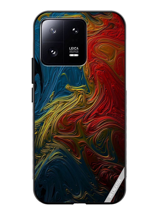 VR CREATIVE Protective Case Cover For Xiaomi 13 Flower Design Multicolour - Image 1