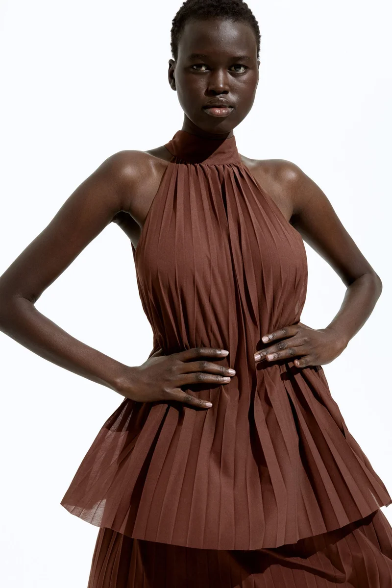 اتش اند ام فستان بكسرات