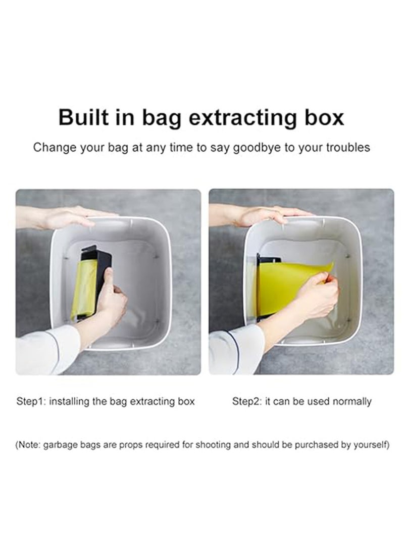 Hihonor Automatic Trash Can | 16 Liter Waste Bin with Lid | Automatic Induction Touch-Free Trash Can Suitable Garbage Container for Kitchen, Home, Office, Living Room, Bedroom  - Image 5