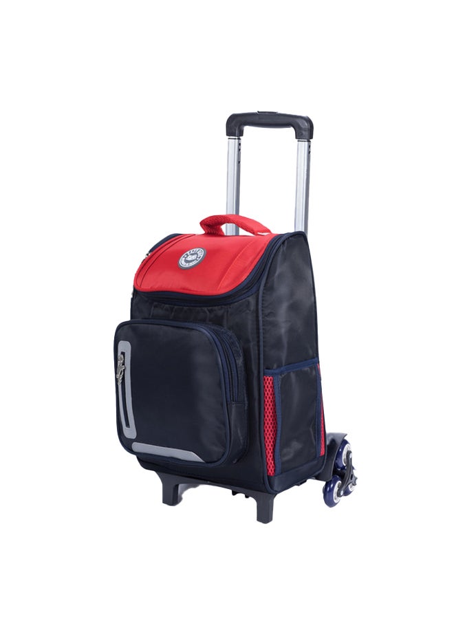 Eazy Kids حقيبة مدرسية بعجلات - زرقاء - Image 1