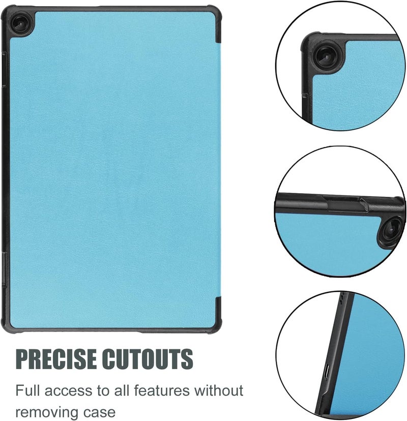 Procases For Lenovo Tab M10 Case 10.1 Inch 2022 3Rd Gen, Slim Light Cover Trifold Stand Hard Shell Folio Smart Protective Case For Lenovo Tab M10 10.1'' Tb328Fu / Tb328Xu With Auto Sleep/Wake Skyblue - Image 4