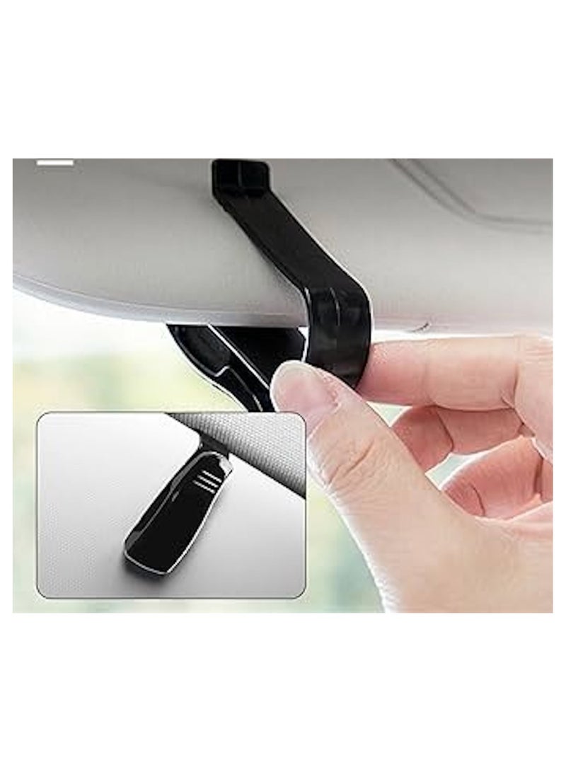 Huitich Multifunctional Car Sunglasses Holder Clip for Sun Visor (6.5 × 2.3 × 3.5 cm)  - Image 3