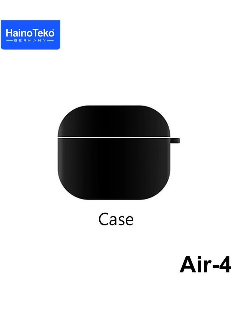 Haino Teko - Air4 Wireless Bluetooth Earphone with High Bass Sound Quality and Multifunctional Touch Control – Compatible with Android Phones, Sleek Design, Long Battery Life, Comfortable Fit, Perfect for Music, Calls, and Sports (Black) - Image 1