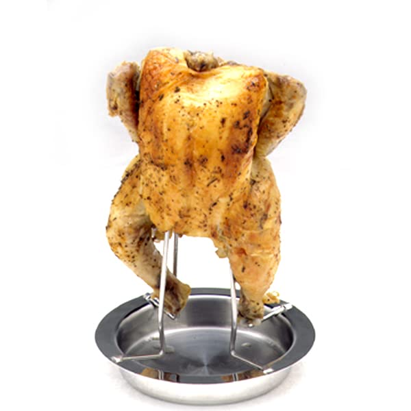 Norpro Deluxe Stainless Steel Vertical Meat Poultry Chicken Turkey Roaster, 266 - Image 3