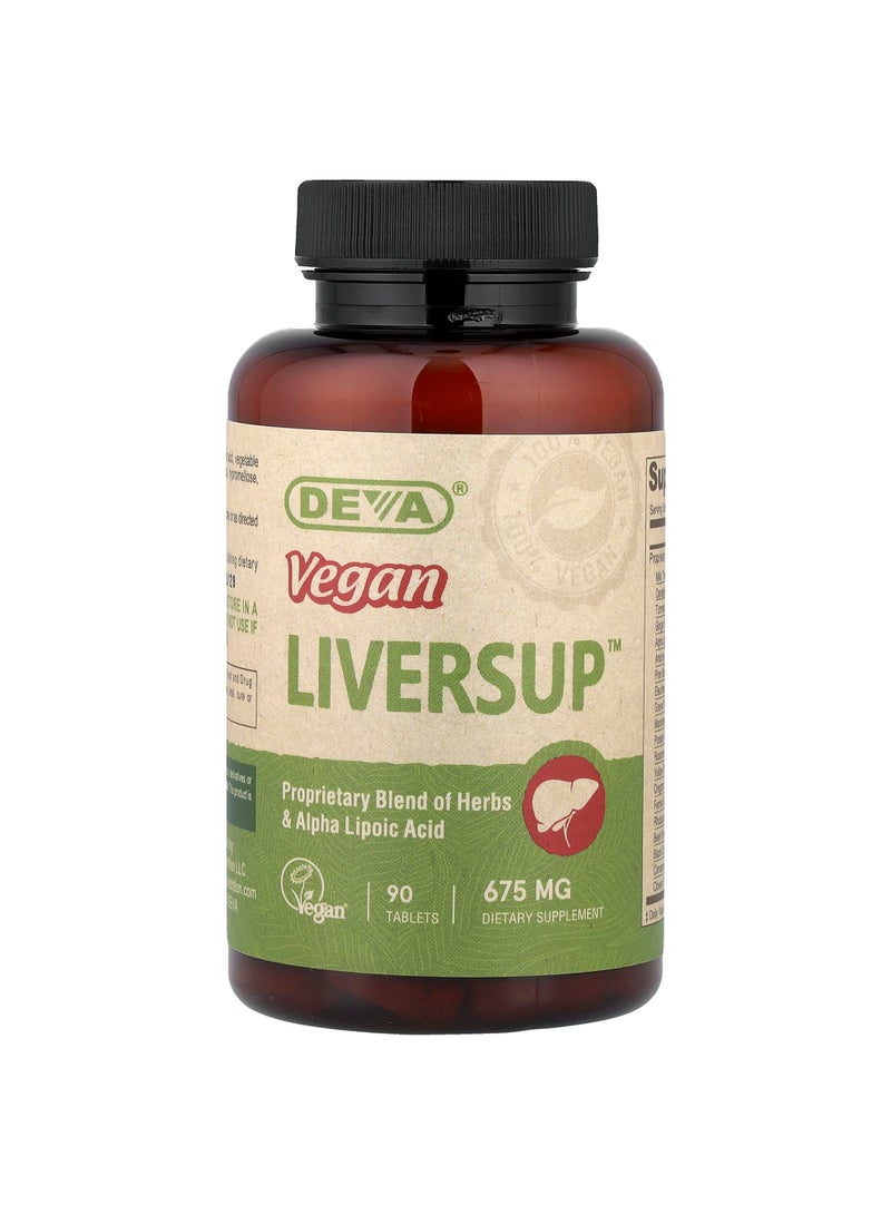 Deva Vegan Liversup™, 675 mg, 90 Tablets