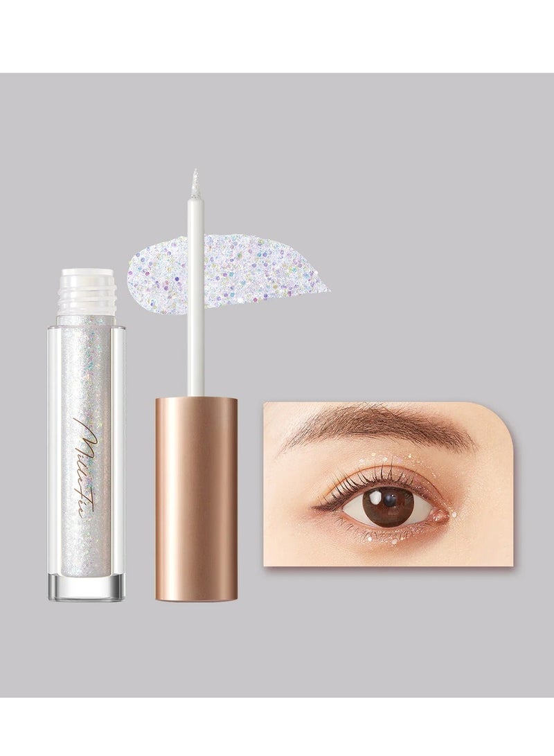 MilleFee MilleFée Stellar Glitter Liner Glitter Moisturizing Eyeliner Teardrop Bag 1.5g- 03 First Star - Image 4
