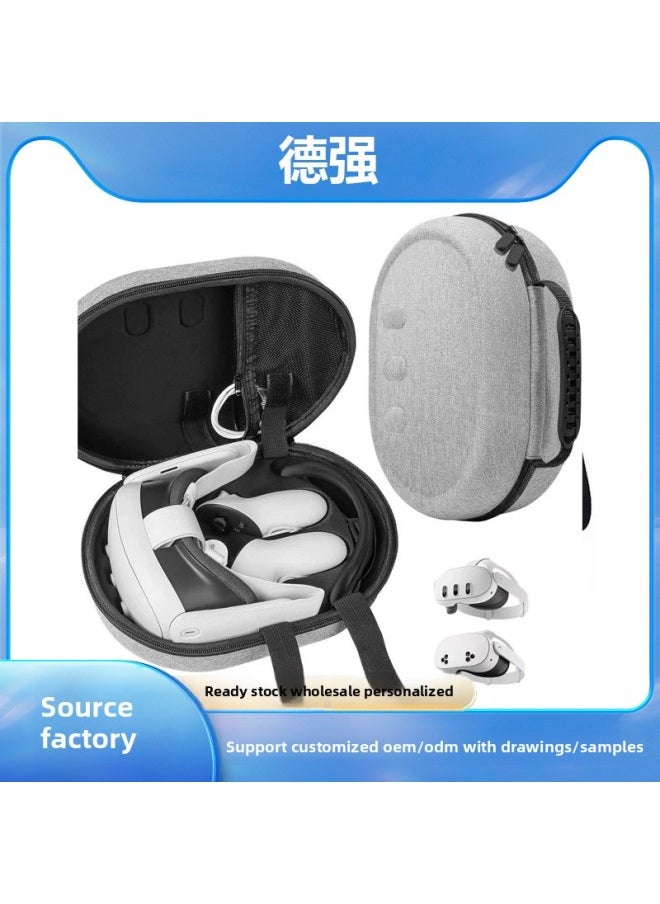 Generic Applicable To Meta Quest 3 Host Storage Bag Eva Drop-resistant Hard Case VR Storage Bag Source Factory-Product Color:Black  - Image 2