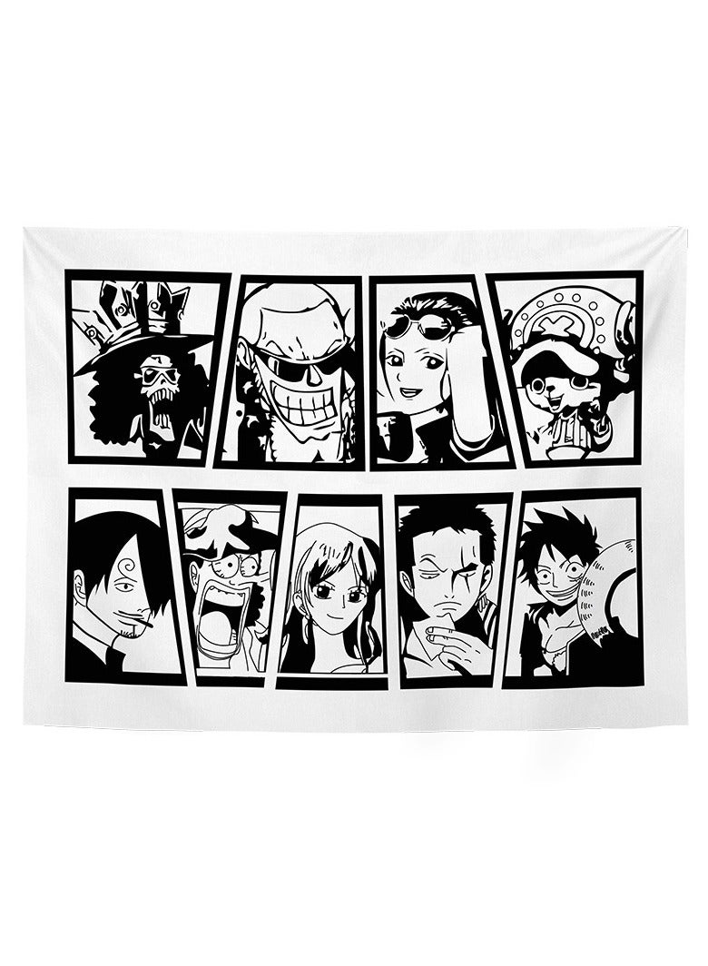 EBMINI One Piece Luffy Anime Background Cloth 