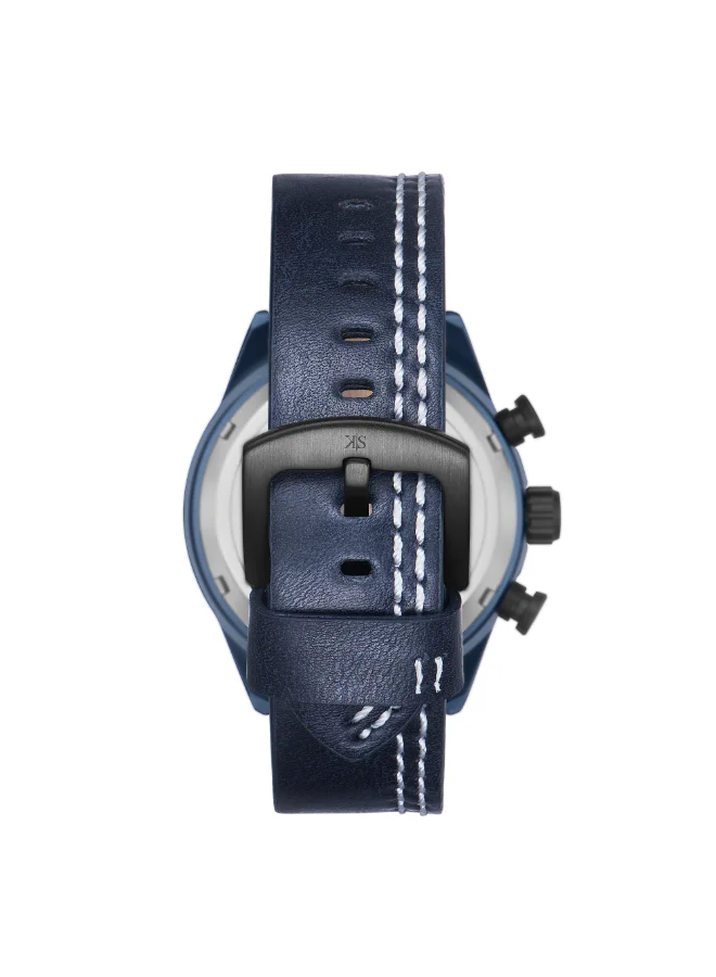 KENNETH SCOTT Men's PU Chronograph Watch K25107-LLLB - 44 mm