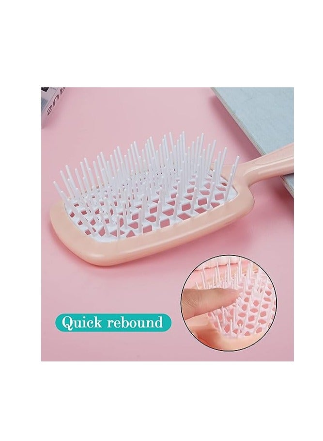 ORiTi Hair Brush Comb For Hair Detangling Hair Brush Women Hair Styling Brush Hairbrush For Fine Hair Massage Comb Straw Hair Brush Vented Hair Brush - Image 2