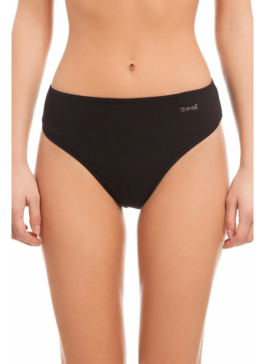 KOM Basic Women's Slip Panties 2 Pack 41BK10131 Black