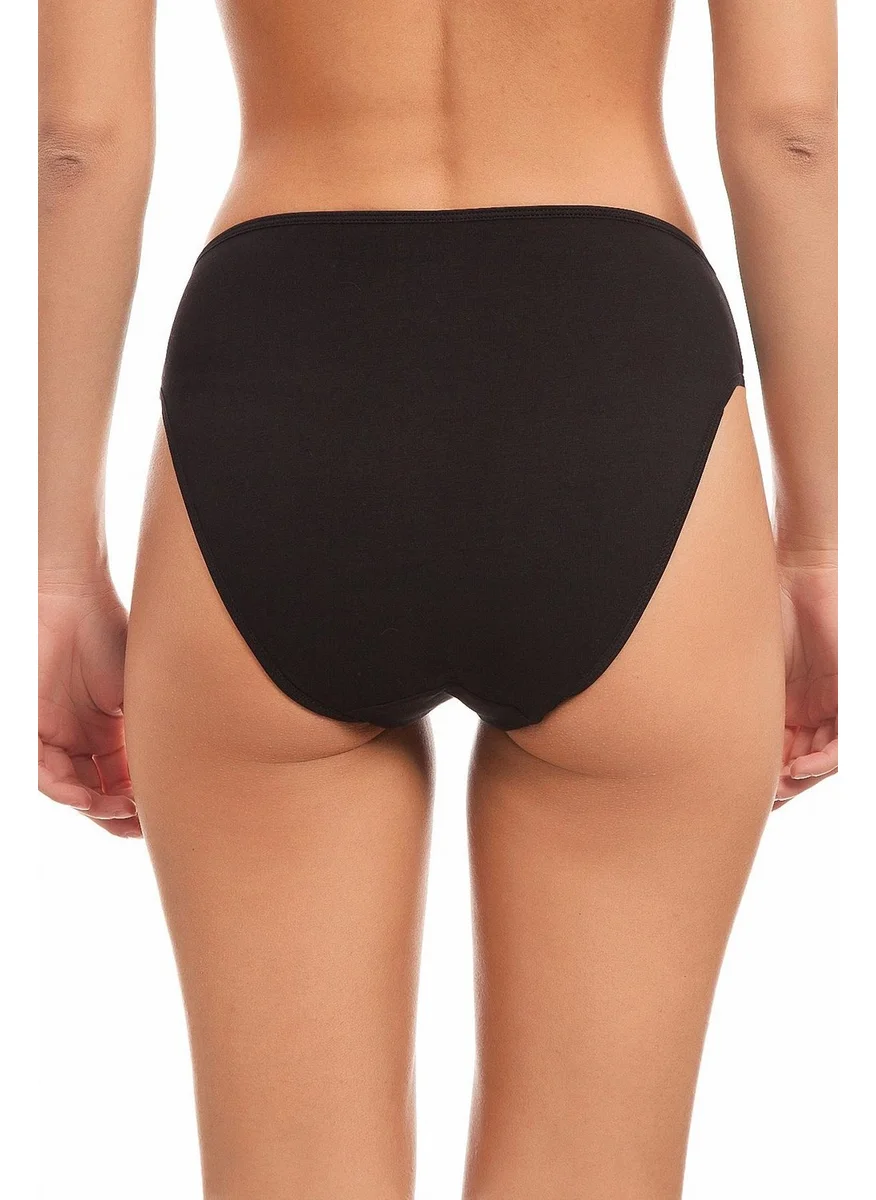 KOM Basic Women's Slip Panties 2 Pack 41BK10131 Black