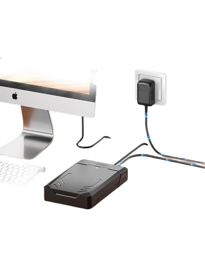 Superior Youyuezhe 3.5 External Hard Drive Enclosure, 2.5/3.5 Inch Universal, Usb3.0 To Sata, For Desktop And Laptop, Compatible With Ssd And Mechanical Hard Drives, Y-3035Bk - Image 3