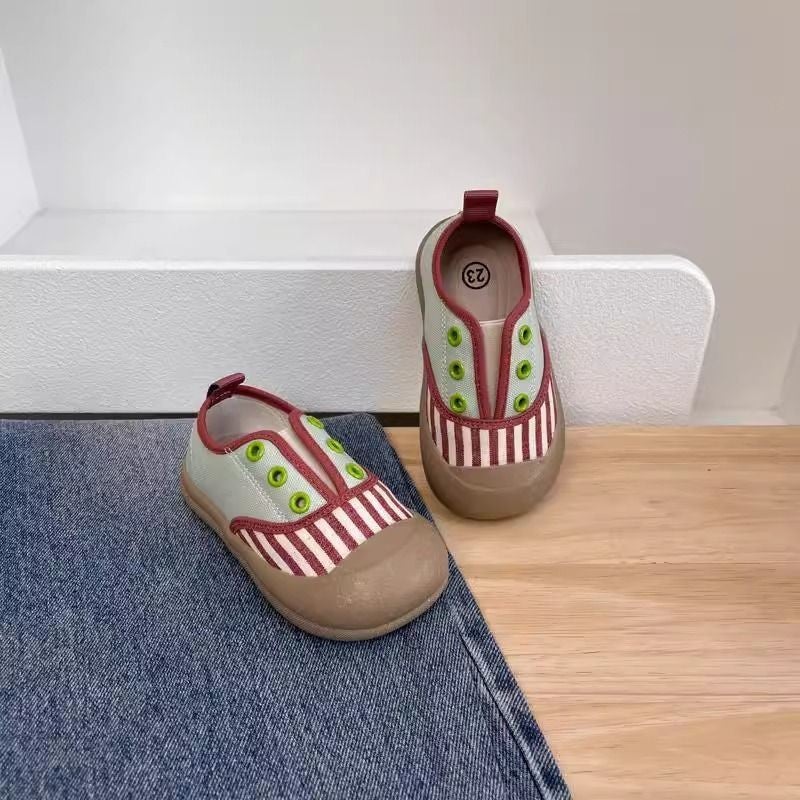 2025 New Korean Style Children'S Soft Sole Casual Shoes Children'S Indoor Shoes Boys And Girls Baby Shoes Toddler Shoes - Image 4