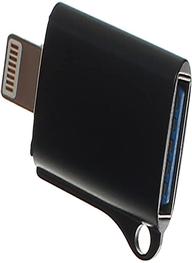 OTG - OTG Adapter For iPhone Phones - Black - Image 1