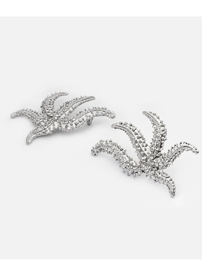 Ipekyol Textured Starfish Earrings