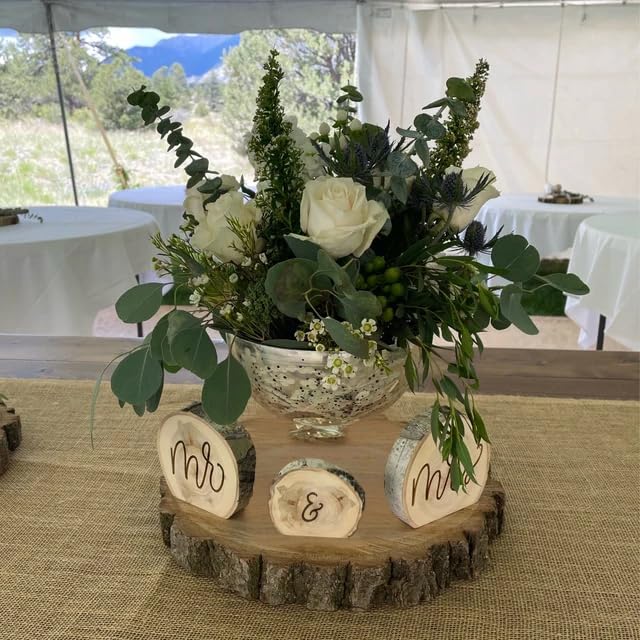 Rainbow Pana 3 Pack Mr & Mrs Sign for Wedding Table  Mr and Mrs Table Decor  Head Table Wedding Decorations  Mr and Mrs Sign for Wedding Table  Bride and Groom Table Decorations  Wooden Mr & Mrs for Ceremony - Image 2