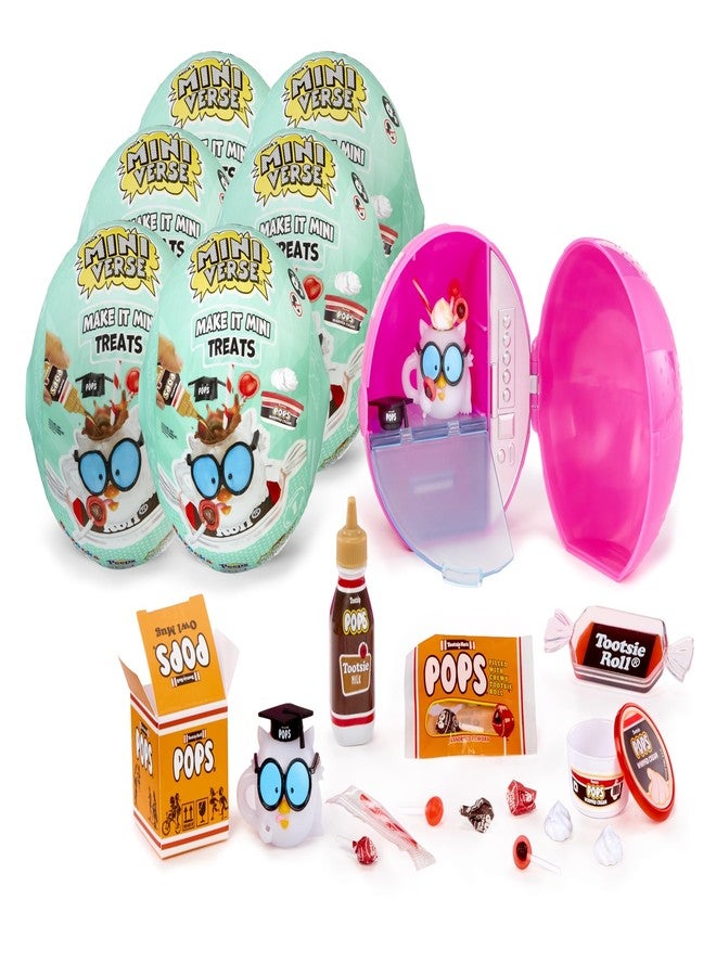 MGA's Miniverse Make It Mini Treats (6 Pack), Mini Collectibles - Mystery Blind Packaging, Candy Theme, DIY, Resin Play, Replica Food, NOT Edible, Collectors, Gift, 8+ - Image 1