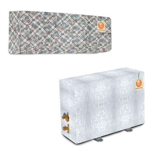 KANUSHI industries® 100% Waterproof Split AC Cover Set For Indoor And Outdoor Unit 1.5 to 2.0 Ton Capacity (AC-IN-OUT-NW-NEW-02) - Image 1