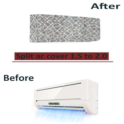KANUSHI industries® 100% Waterproof Split AC Cover Set For Indoor And Outdoor Unit 1.5 to 2.0 Ton Capacity (AC-IN-OUT-NW-NEW-02) - Image 3