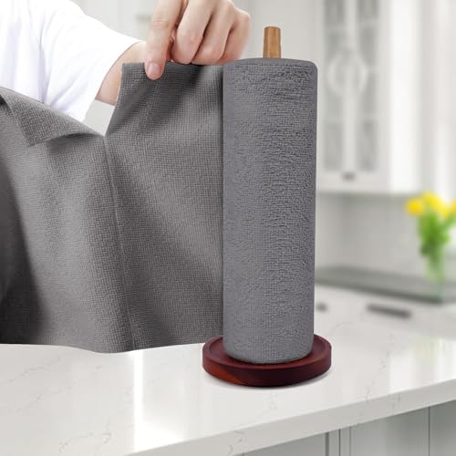 SGMVK Reusable Cloth Towel Roll for Kitchen 2000 Times Washable & Absorbent Cleaning Cloths Roll Microfiber, Eco-Friendly Clothes Towel Alternative, Multi-Purpose Microfiber Towels (1, Grey) - Image 1