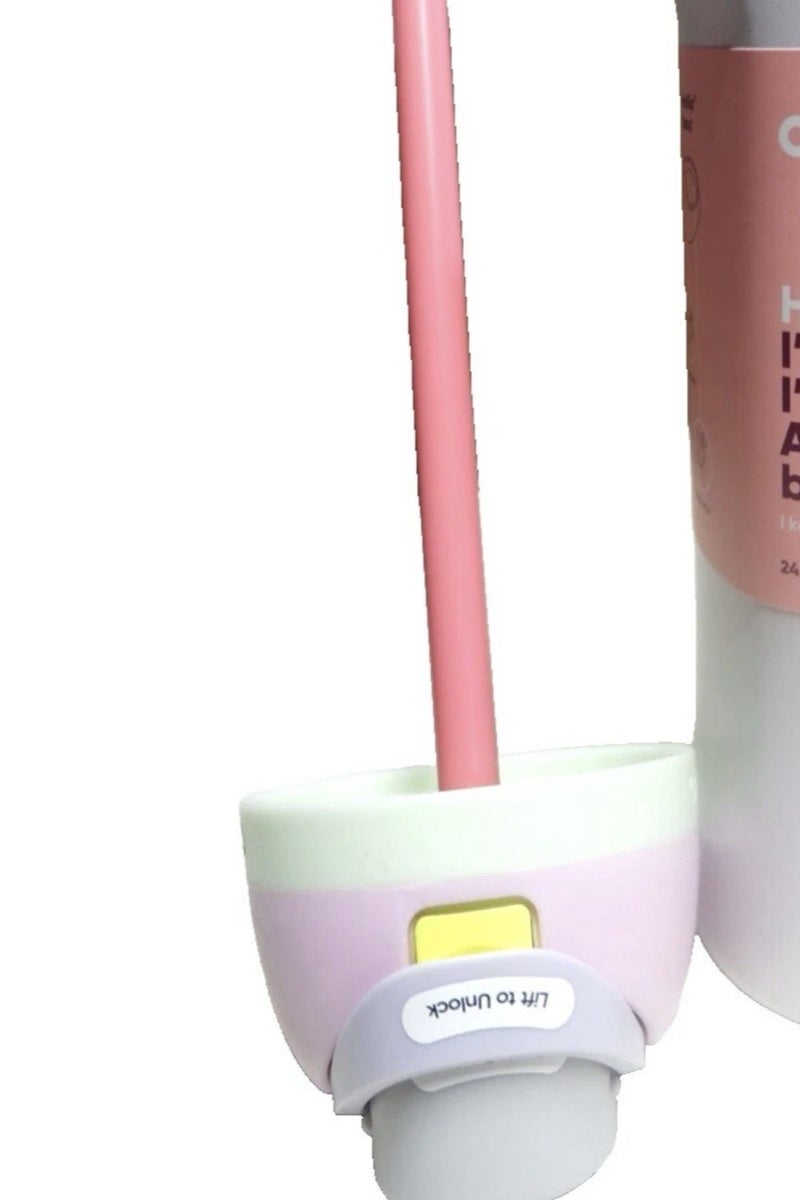 زجاجة مياه معزولة من الفولاذ المقاوم للصدأ مع شفاطة للرياضة والسفر والمدرسة، زجاجة مياه رياضية خالية من مادة BPA (24 أونصة) - view 5