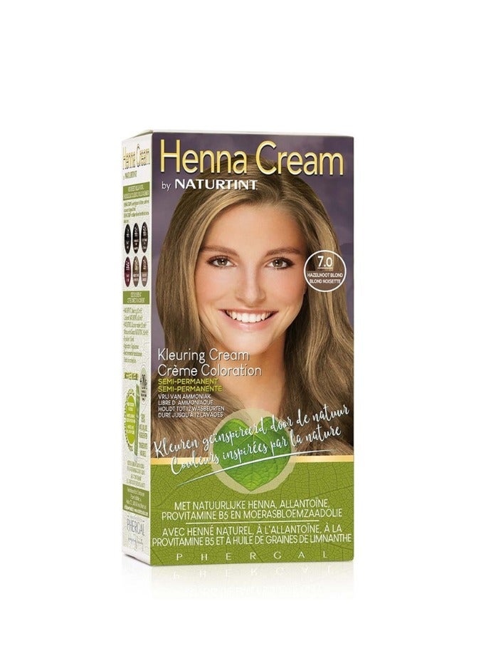 Naturtint Henna Cream 7.0 Hazelnut Blonde