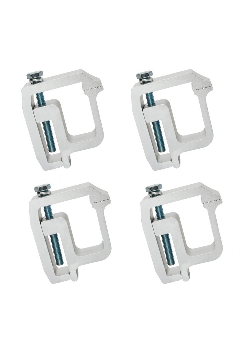 Universal Truck Camper Shell Clamps, 4 Pack for Ford, Chevy, Dodge, Ram, Secure Your Ladder Rack with Ease - Image 1
