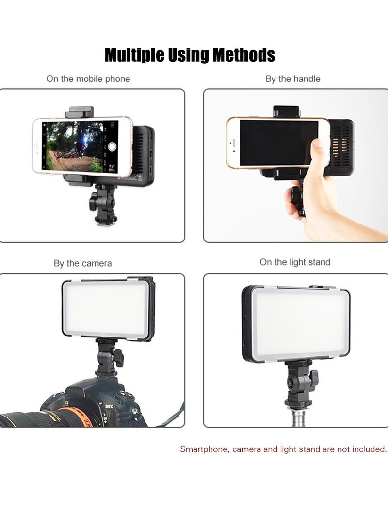 Godox LEDM150 Mini LED Video Light 5600K Dimmable Photography Fill-in Light CRI 95+ with Adjustable Phone Mounting Bracket for DSLR Camera Camcorder 5.5-8.5cm Width Mobile Phones - Image 5